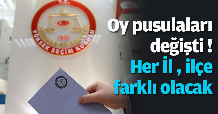 Yerel seçimlerde yeni düzenleme