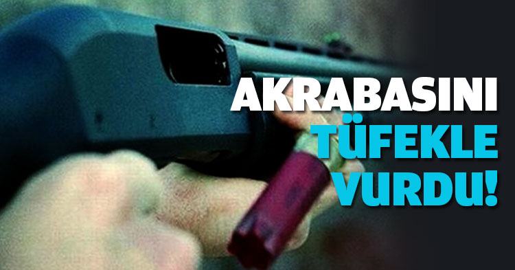 AKRABASINI TÜFEKLE VURDU! 