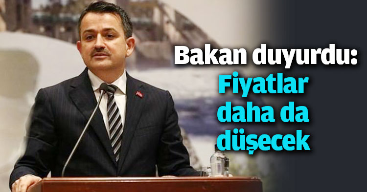 Bakan duyurdu: Fiyatlar daha da düşecek