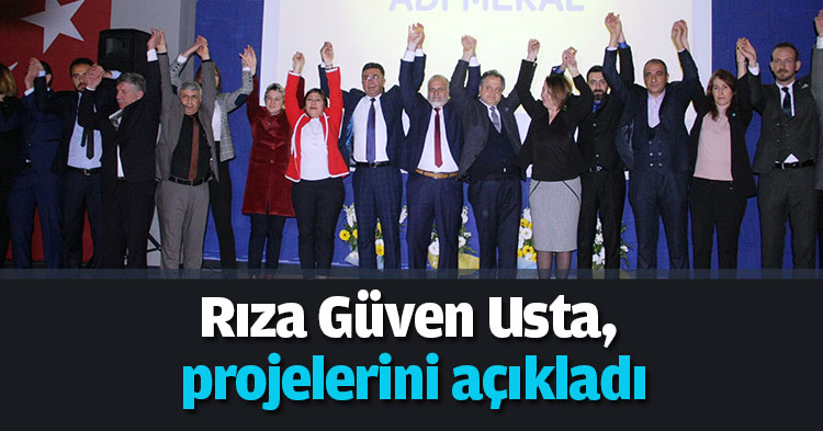 Rıza Güven Usta, projelerini açıkladı