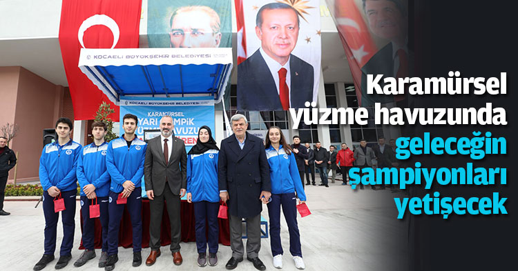Karamürsel yüzme havuzunda geleceğin şampiyonları yetişecek