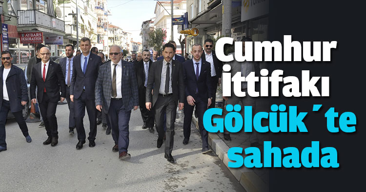 Cumhur İttifakı Gölcük’te sahada