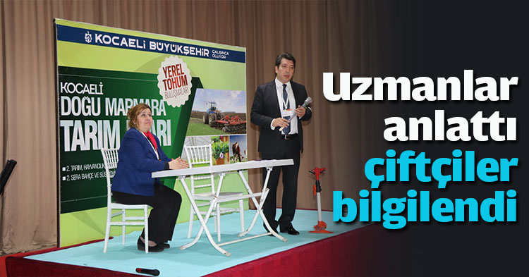 Uzmanlar anlattı çiftçiler bilgilendi