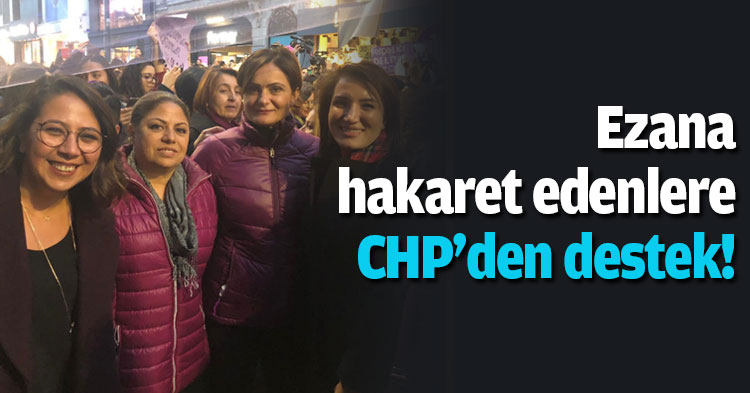 Ezana hakaret edenlere CHP'den destek!
