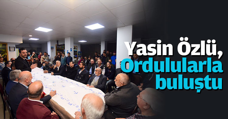 Yasin Özlü, Ordulularla buluştu
