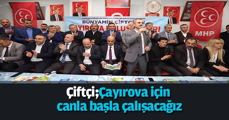 Çiftçi Çayırova için canla başla çalışacağız