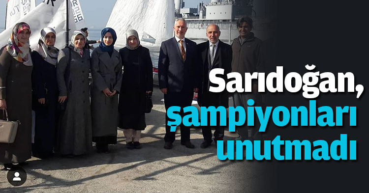 Sarıdoğan, şampiyonları unutmadı  