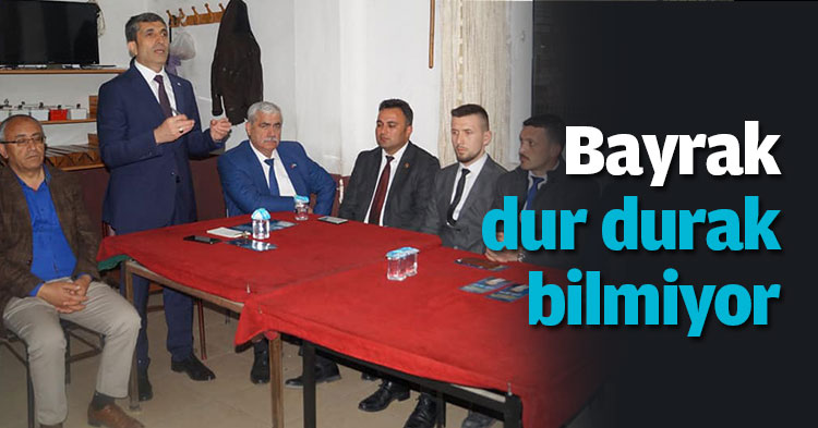 Bayrak dur durak bilmiyor