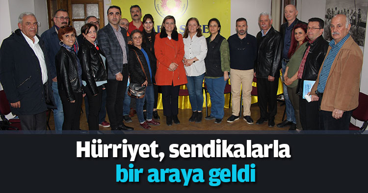 Hürriyet, sendikalarla bir araya geldi