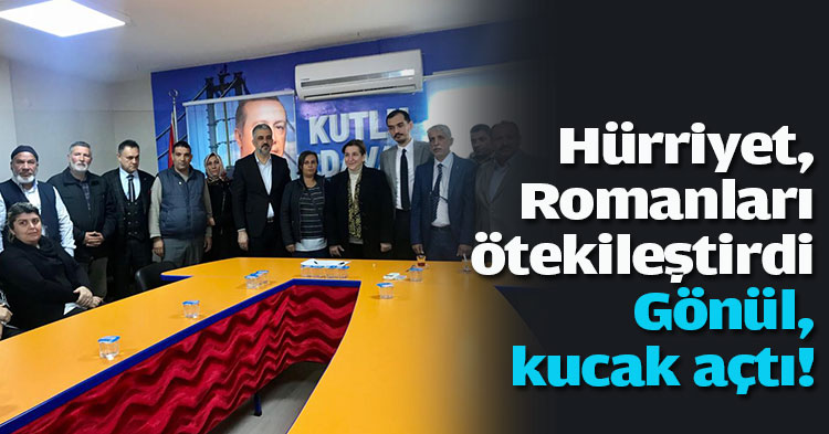 İzmit’te 9 CHP’li AK Parti’ye geçt i” Hürriyet, Romanları ötekileştirdi Gönül, kucak açtı! “