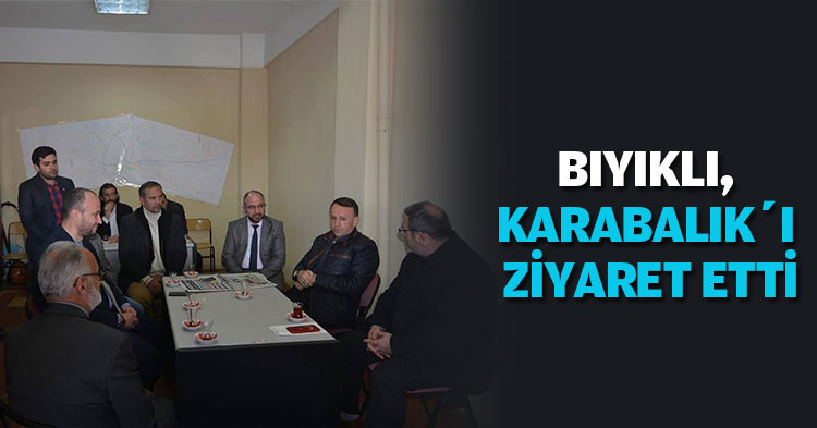 BIYIKLI, KARABALIK’I ZİYARET ETTİ