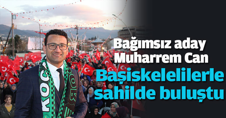 Muharrem Can, Başiskelelilerle sahilde buluştu