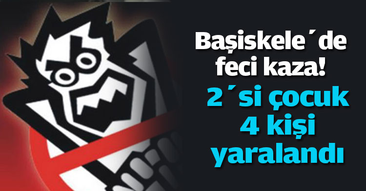 Başiskele’de feci kaza! 2’si çocuk 4 kişi yaralandı