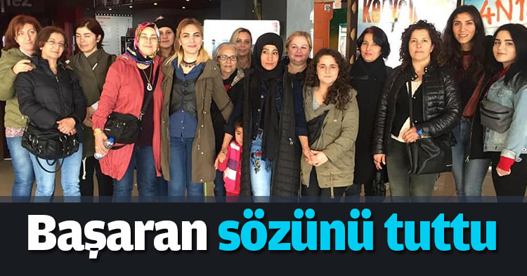 Başaran sözünü tuttu