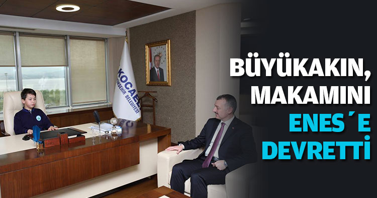 BÜYÜKAKIN, MAKAMINI ENES’E DEVRETTİ