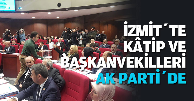 İZMİT’TE KÂTİP VE BAŞKANVEKİLLERİ AK PARTİ’DE