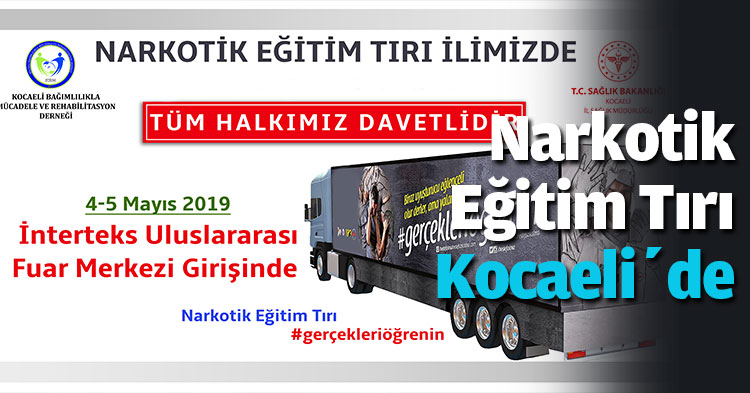 Narkotik Eğitim Tırı Kocaeli’de