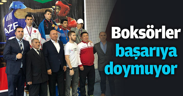 Boksörler başarıya doymuyor 