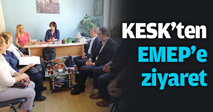 KESK'ten EMEP'e ziyaret 