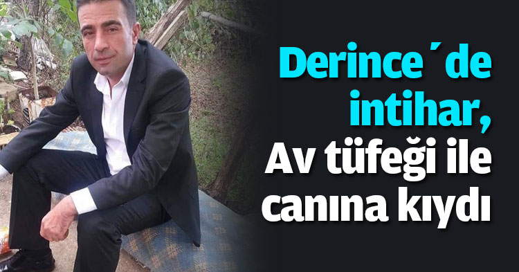 Derince’de intihar, Av tüfeği ile canına kıydı