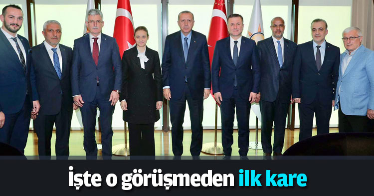 İşte o görüşmeden ilk kare