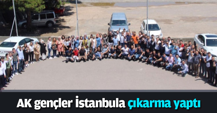 AK gençler İstanbula çıkarma yaptı