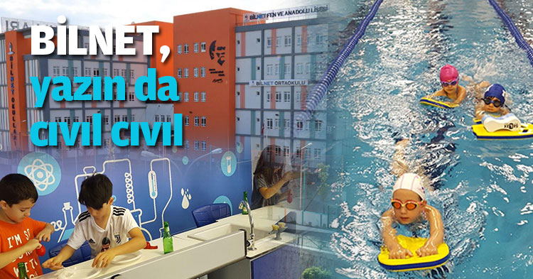 BİLNET, yazın da cıvıl cıvıl