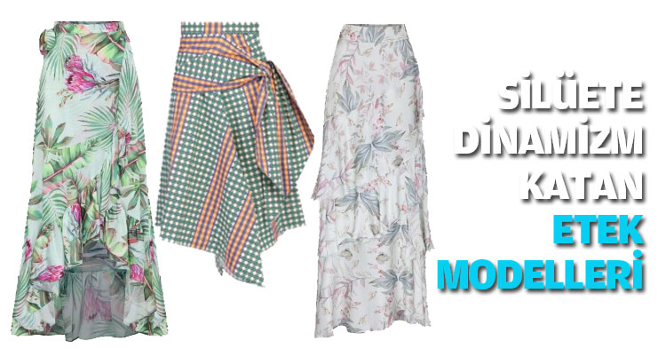 SİLÜETE DİNAMİZM KATAN ETEK MODELLERİ 