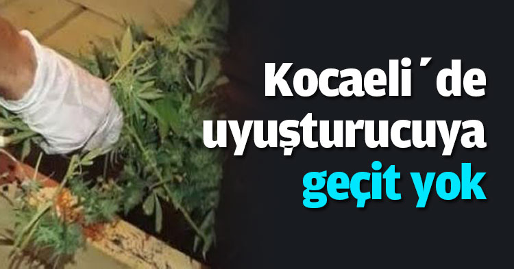 Kocaeli’de uyuşturucuya geçit yok