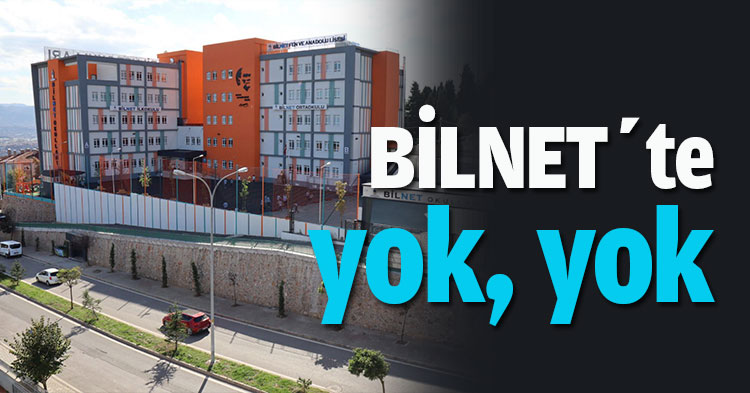 BİLNET’te yok, yok