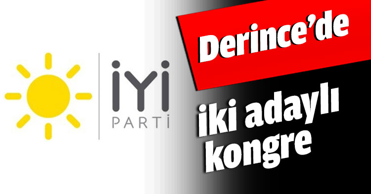 Derince’de iki adaylı kongre