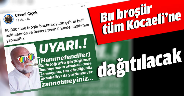 Bu broşür tüm Kocaeli’ne dağıtılacak