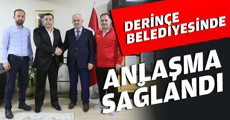 DERİNCE BELEDİYESİNDE ANLAŞMA SAĞLANDI.