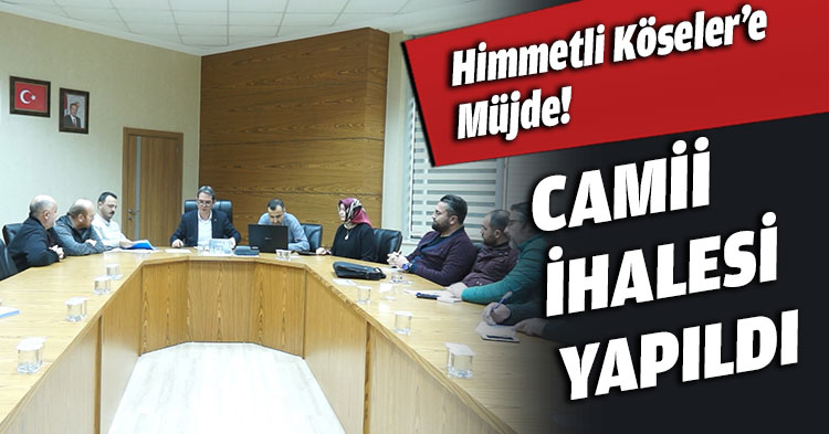Himmetli Köseler Camii tamamlanacak   