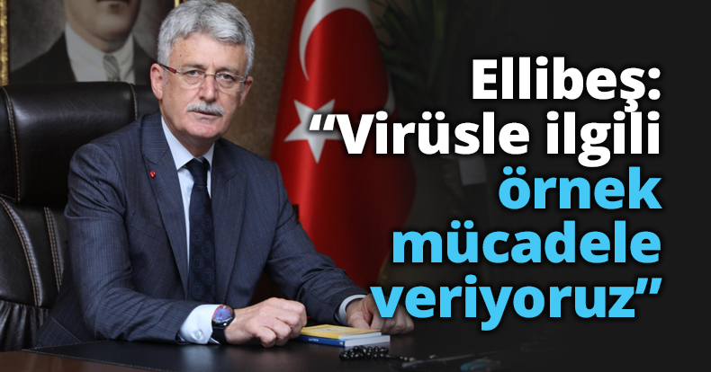 Ellibeş: “Virüsle ilgili örnek mücadele veriyoruz”