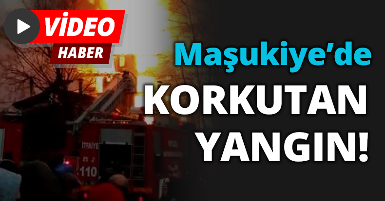 Maşukiye’de Korkutan yangın!