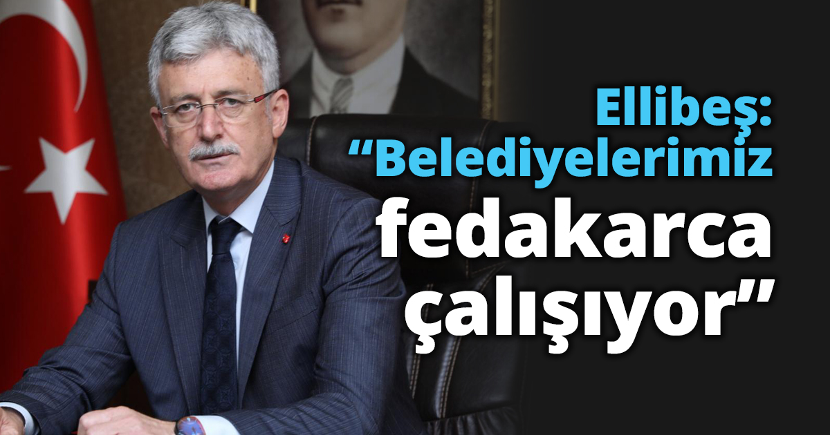 Ellibeş: “Belediyelerimiz fedakarca çalışıyor”