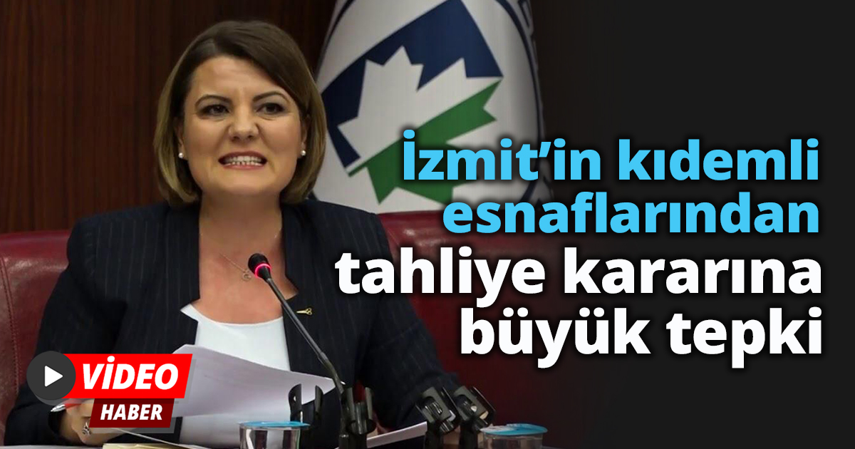 İzmit’in kıdemli esnaflarından, tahliye kararına büyük tepki