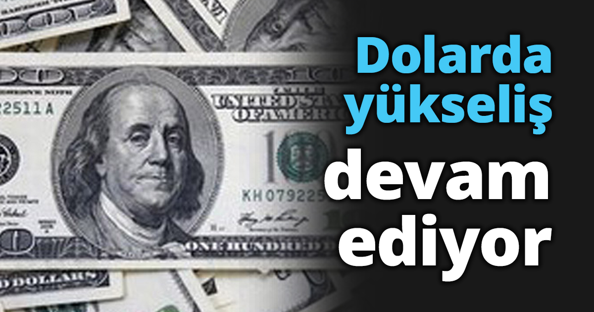 Dolarda yükseliş devam ediyor