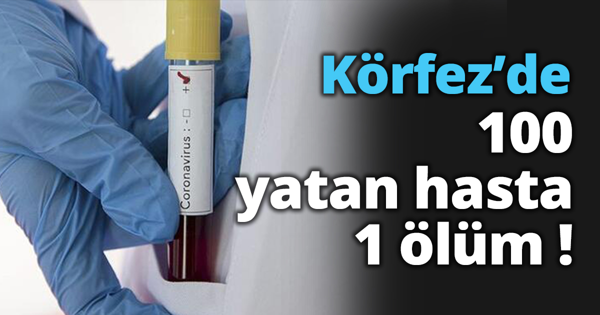 Körfez’de 100 yatan hasta 1 ölüm.