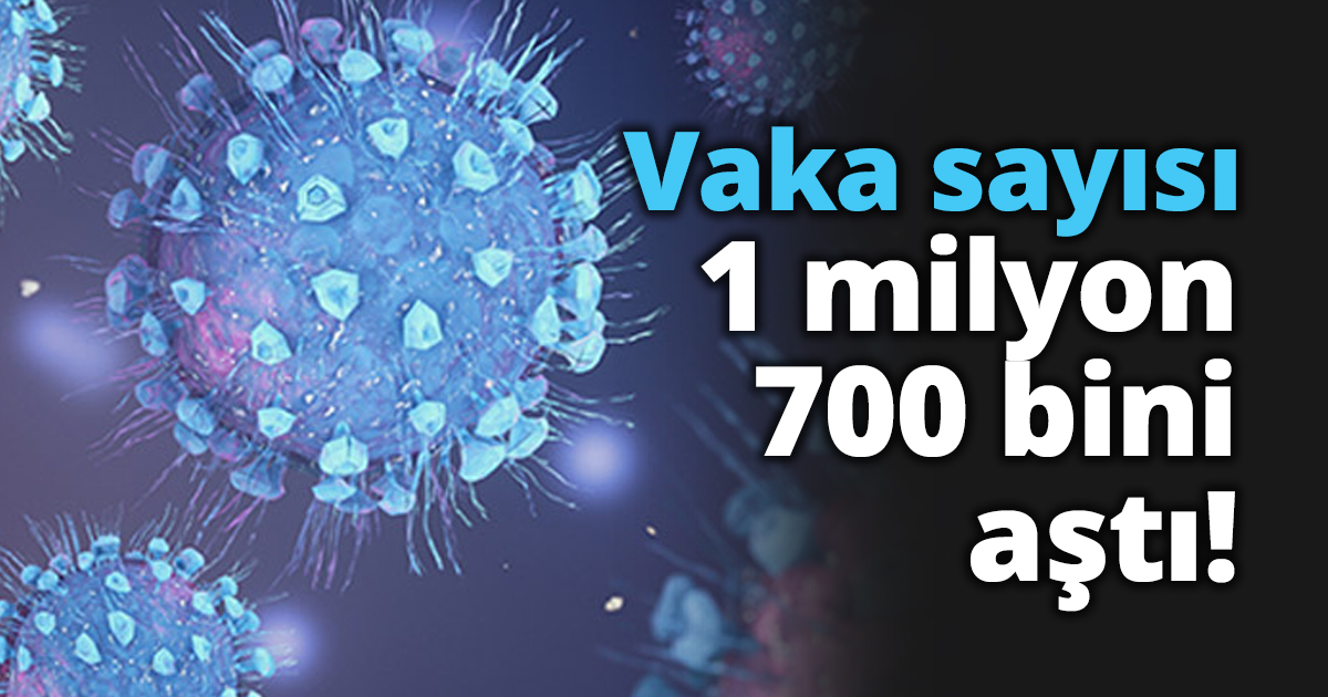 Vaka sayısı 1 milyon 700 bini aştı!