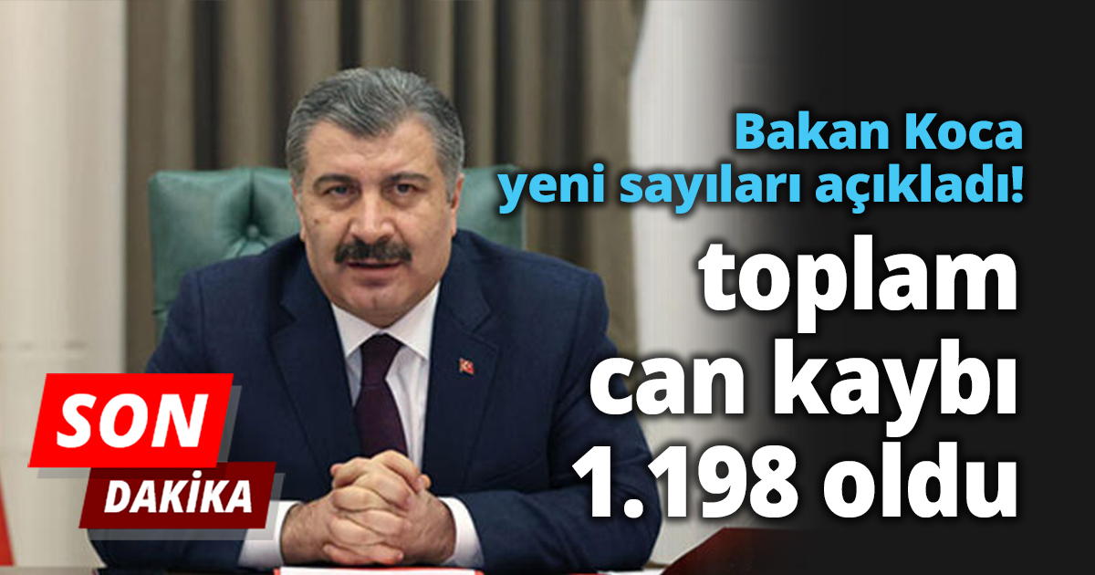 Bakan Koca yeni sayıları açıkladı!