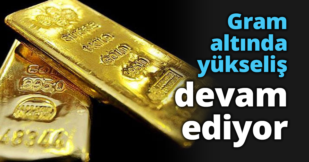Gram altında yükseliş devam ediyor