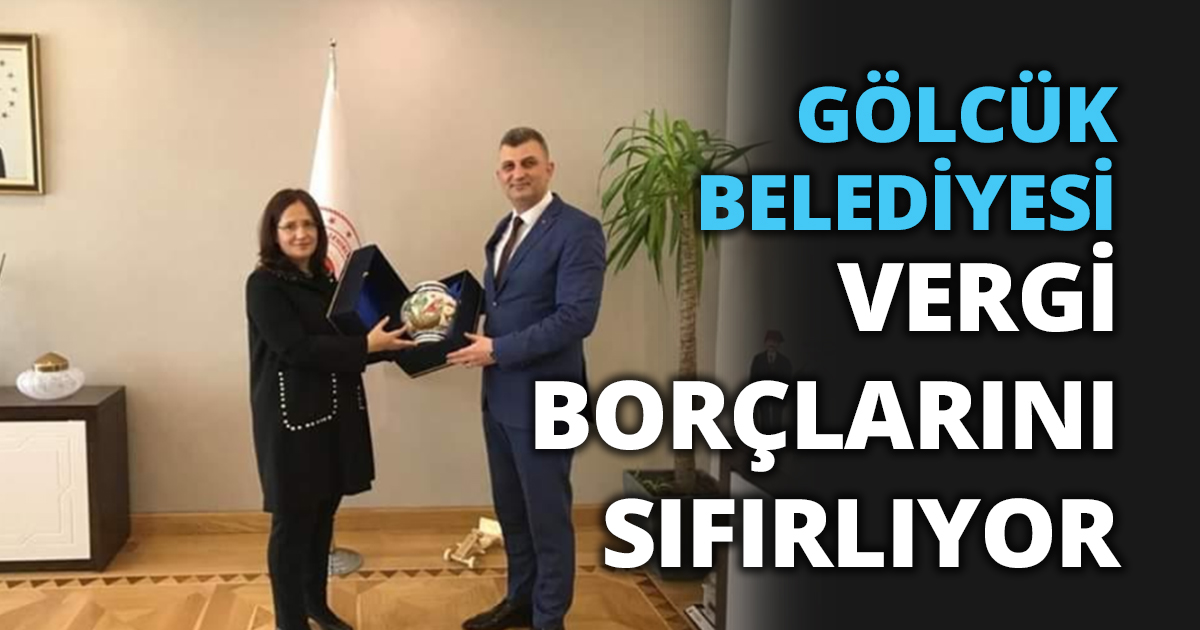 GÖLCÜK BELEDİYESİ VERGİ BORÇLARINI SIFIRLIYOR