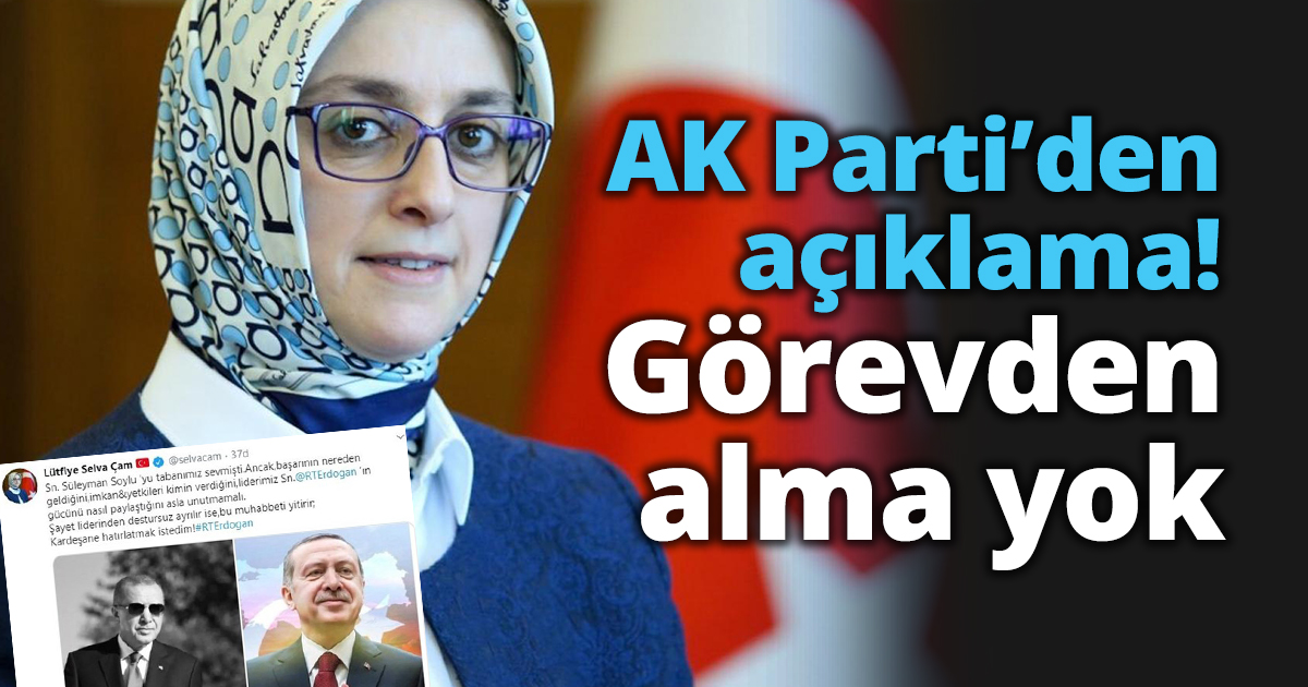 AK Parti’den açıklama! Görevden alma yok