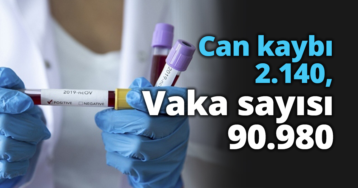 Can kaybı 2.140, Vaka sayısı 90.980