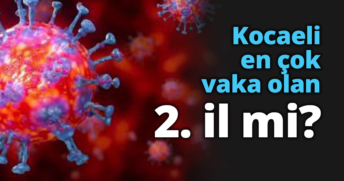 Kocaeli en çok vaka olan 2. il mi?
