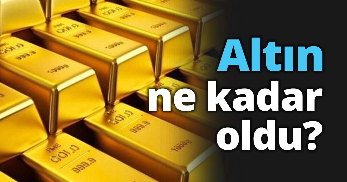 Altın ne kadar oldu?