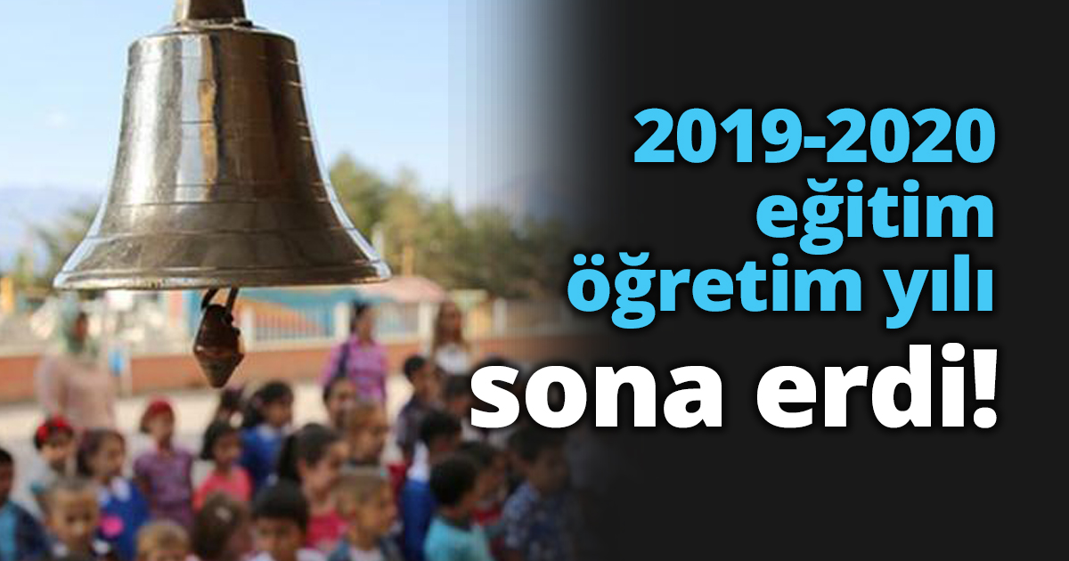 2019-2020 eğitim öğretim yılı sona erdi!