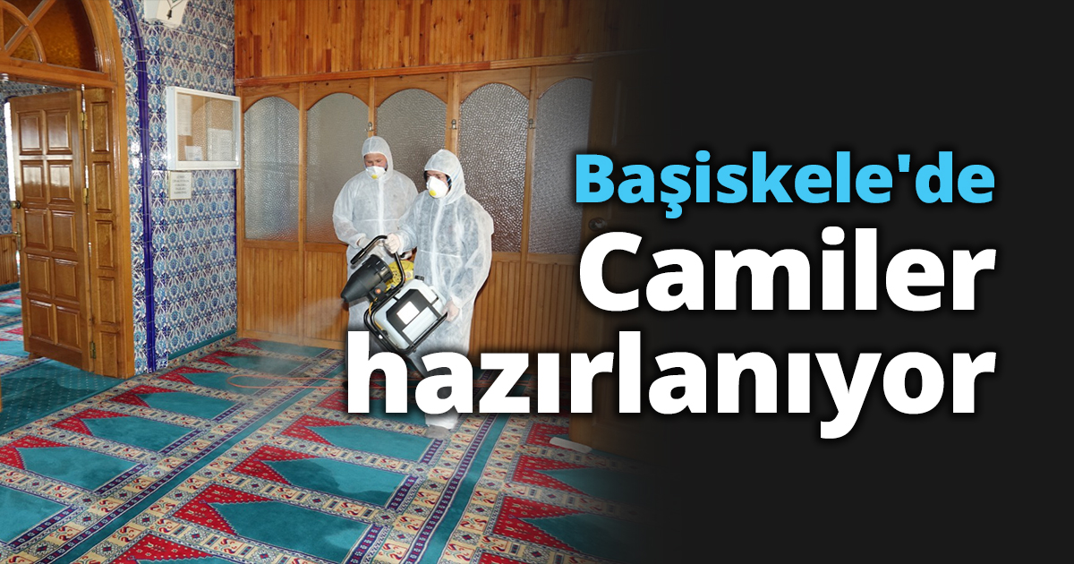 Başiskele'de Camiler hazırlanıyor..